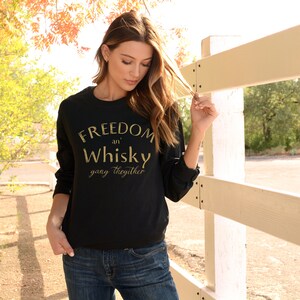 Freedom and Whisky Long Sleeve T-Shirt: Scottish Burns Night Gift image 4