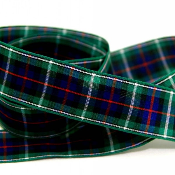 3 Meters of Mackenzie Tartan Ribbon - Choice of Widths. Authentic Scottish Clan Plaids