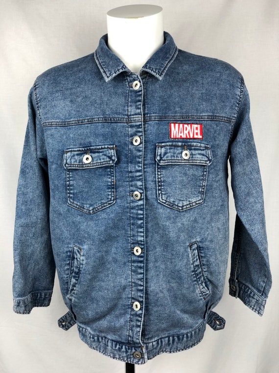 marvel denim jacket