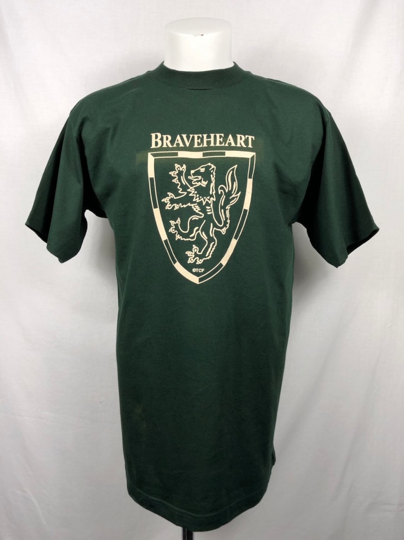 VTG Braveheart Movie Mel Gibson William Wallace T-Shirt L 1990s