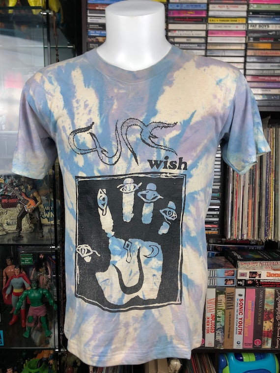 Rare Vintage 90s The Cure Wish Tour 1992 Tie Dye S