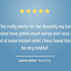 One of many positive reviews since selling my 'Radiant Change' spray since 2009.