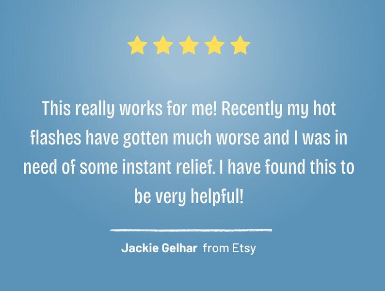 One of many positive reviews since selling my 'Radiant Change' spray since 2009.