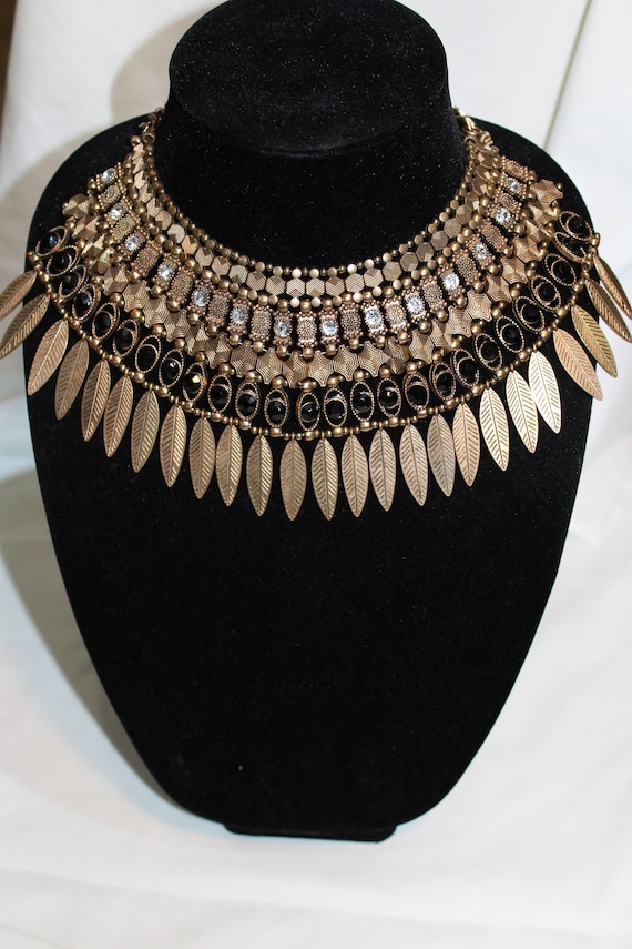 Egyptian Revival, Nefertiti, Necklace