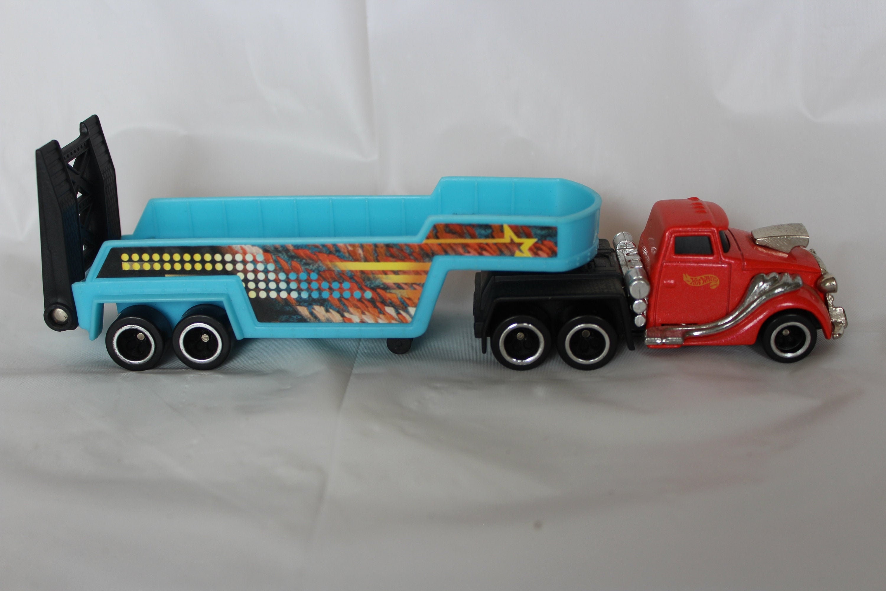 Blazin Vintage Hot Wheels Hot Rod Semi Truck and Car Carrier Etsy