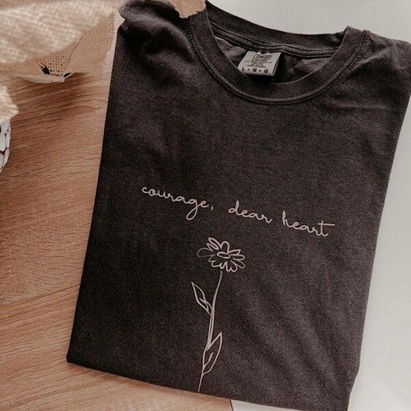 •COURAGE, DEAR HEART• cropped bamboo cardigan