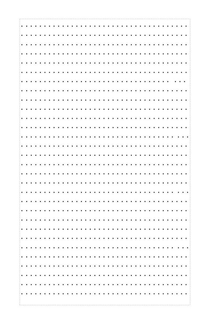 Dot Paper Printable Bullet Journal