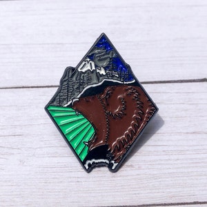 Grizzly Bear Soft Enamel Pin