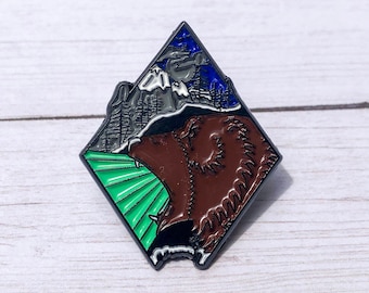 Grizzly Bear Soft Enamel Pin