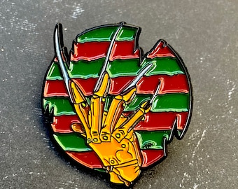 Freddy Krueger Inspired Horror Enamel Pin