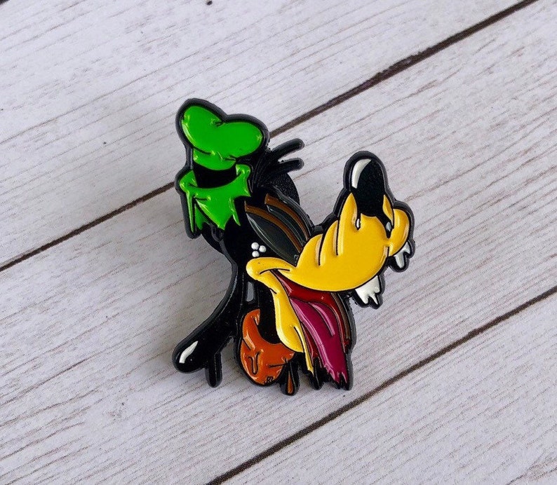 Disney Trading Pins Goofy Enamel Pin Horror Pins Halloween - Etsy
