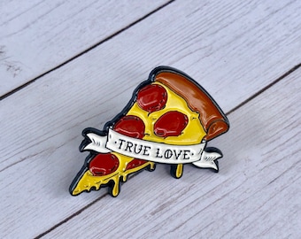 Pizza Soft Enamel Pin, cool enamel pins, cute pins