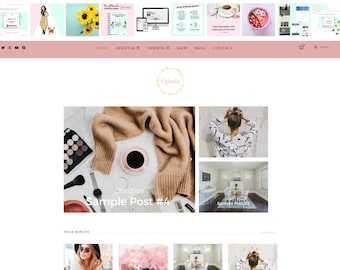 WordPress Theme Pre Built Website, Custom ECommerce website, online shop, Ecommerce Small Business,  Website Template for WordPress, design