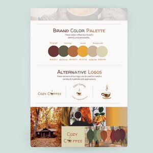 Fall Inspired Canva Branding Kit Template