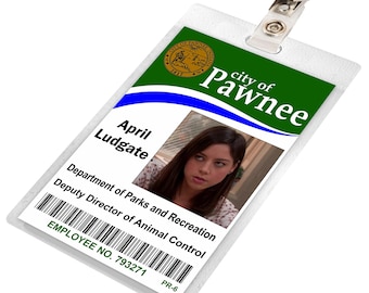 Burt Macklin FBI Parks and Recreation ID Badge Card Cosplay - Etsy