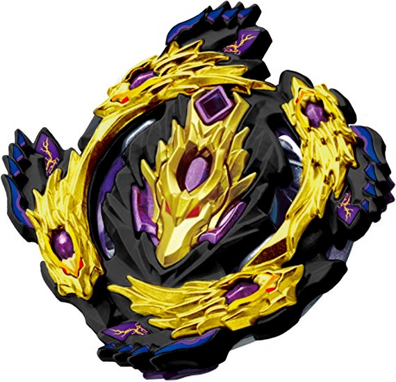 Personnalise Peint Black Gold Burst Beyblade Bloody Longinus Etsy