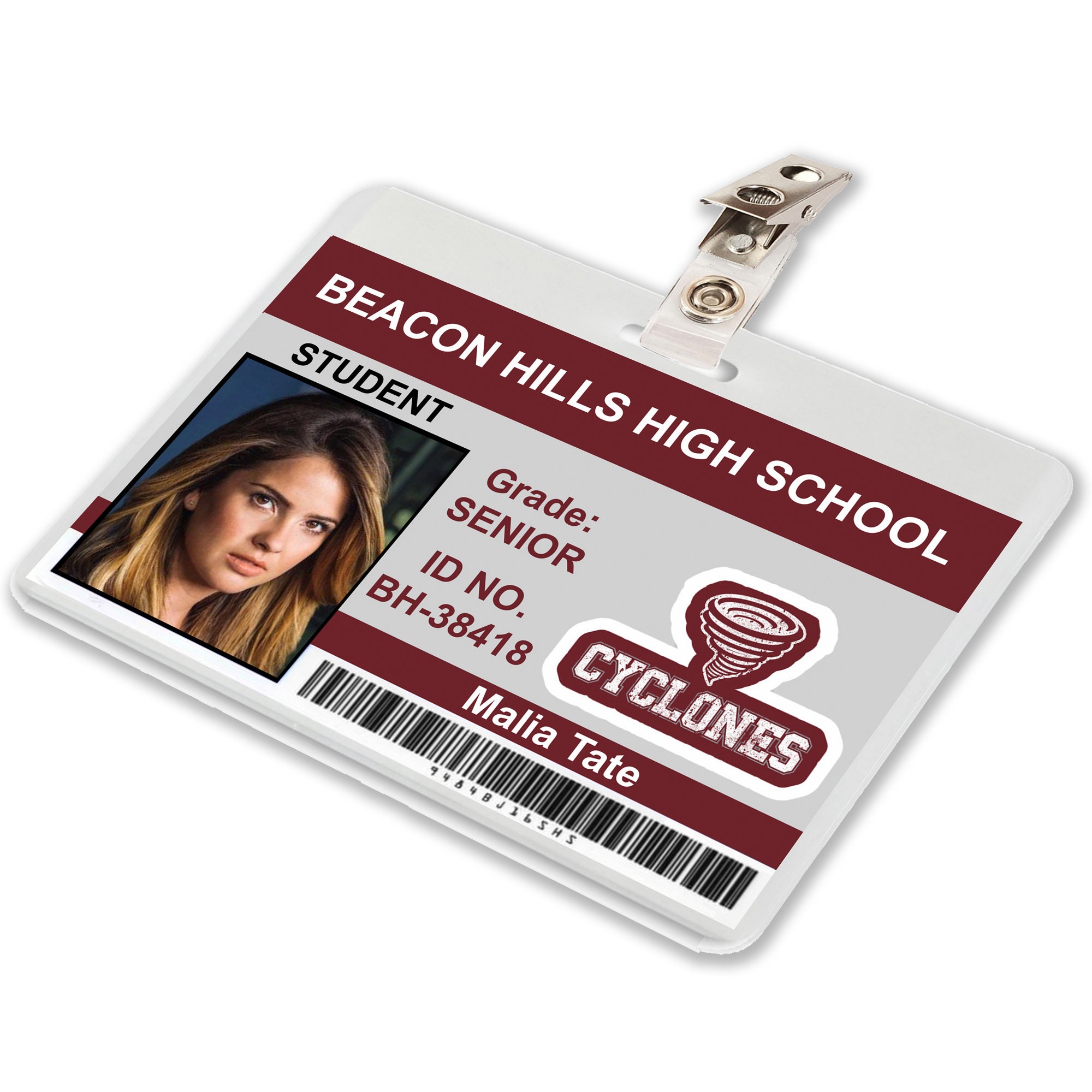 Teen Wolf TV Show Malia Tate Beacon Hills High School ID 