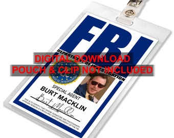 Fbi Badge Id Card | Etsy