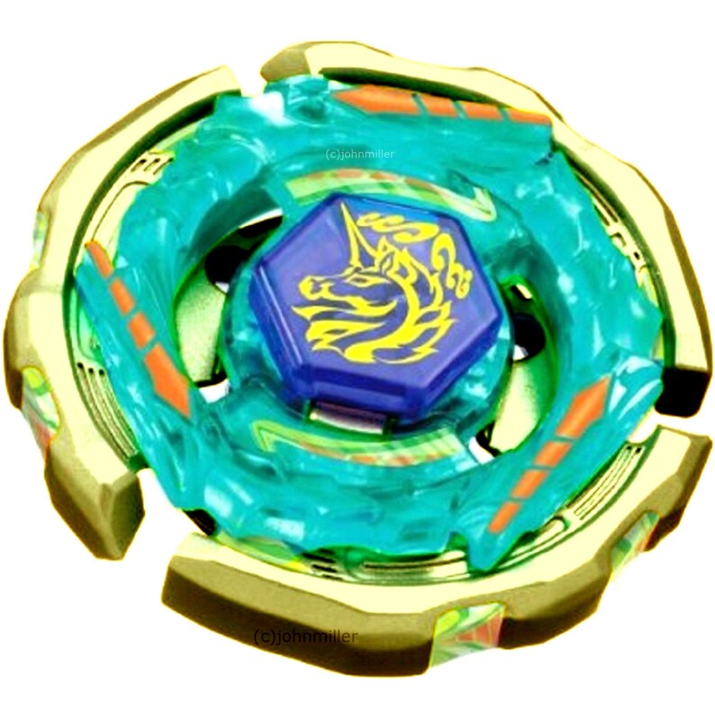 Custom Painted GOLD Beyblade Ray Unicorno BOOSTER BB-71-G