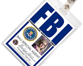 Criminal Minds TV Show Penelope Garcia ID Badge Card Cosplay Costume Name Tag