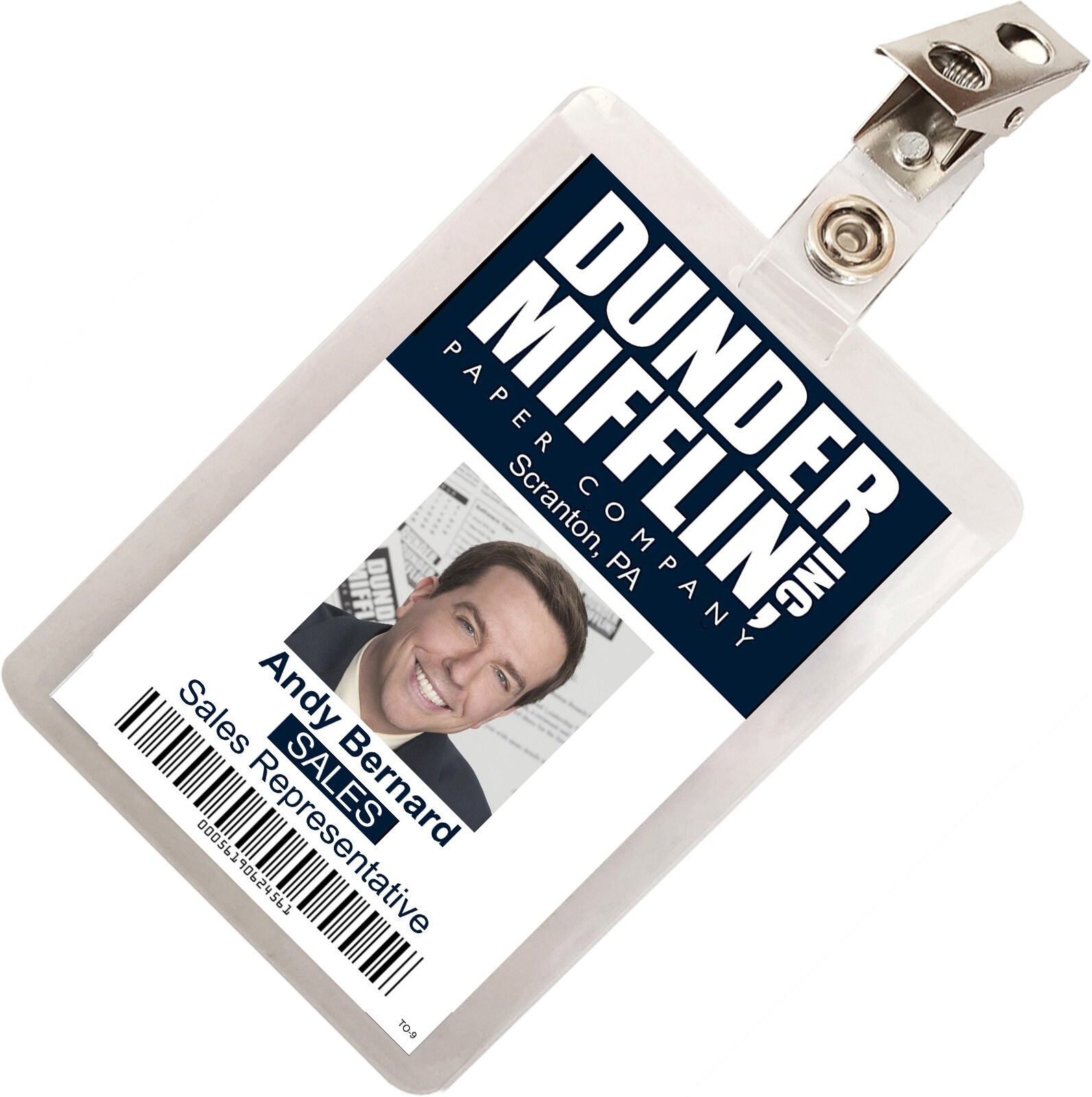 The Office Andy Bernard Dunder Mifflin ID Badge Cosplay Etsy the-office-andy-bernard-dunder-mifflin-id-badge-cosplay-etsy