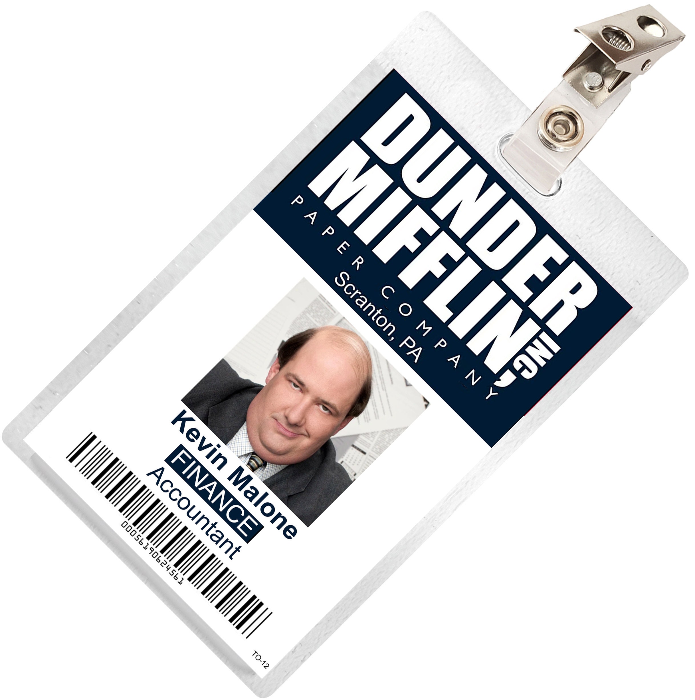 The Office Inspired - Dunder Mifflin Employee ID Badge - Kevin