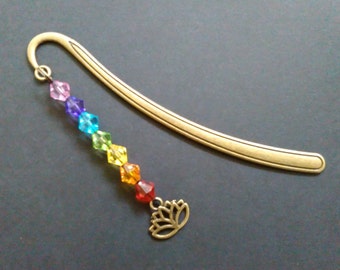 The 7 Chakra Colours BOOKMARK (Antique Bronze)