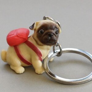 LLAVERO (o dije para bolso) de Pug