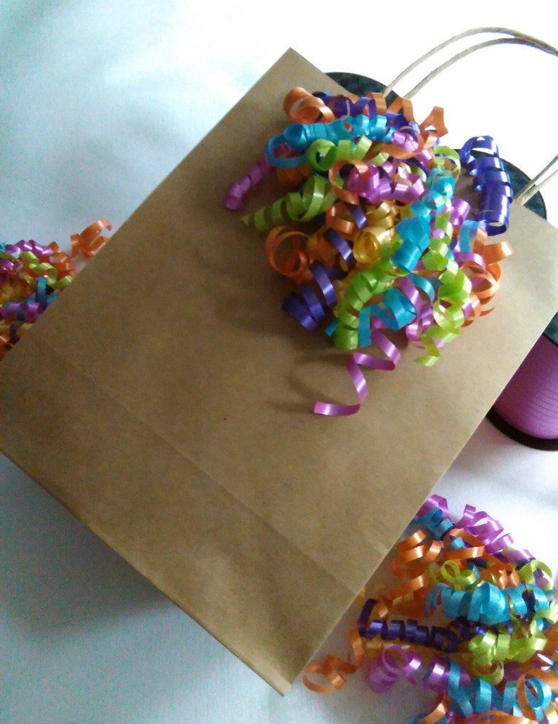 Lge GIFT BOW Rainbow Colours and Corkscrew Streamers Etsy UK