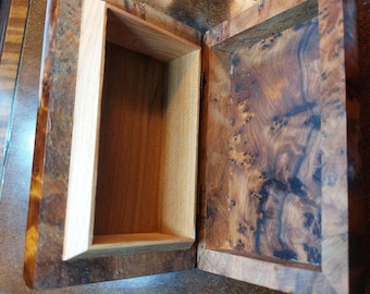 Burl wood box
