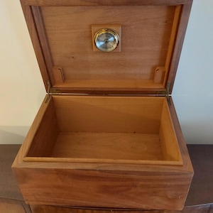 Magnificent Solid Walnut with Cedar interior Large Humidor/ document box/jewellery