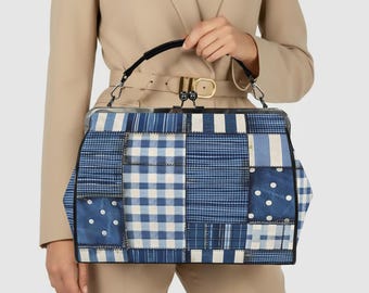 UC Kiss Lock Crossbody Shoulder Purse