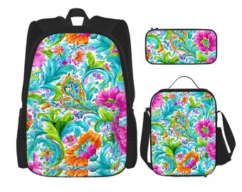 Set of 3 Bags (UC Backpack Lunch Bag & Pencil Pouch)