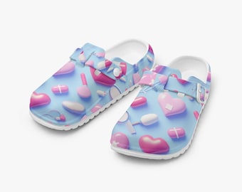 UC Printed Nurse Clogs