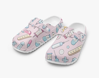 UC Printed Nurse Clogs