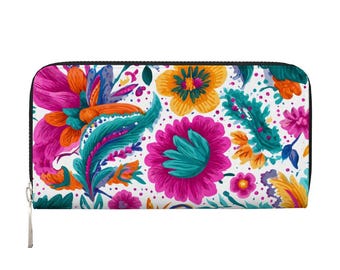 UC Long Leather Clutch Wallet