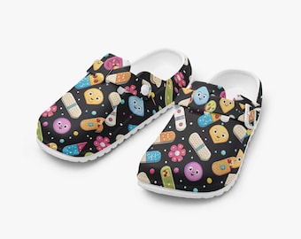 UC Printed Nurse Clogs
