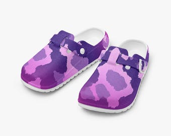 Zuecos de enfermera con estampado UC