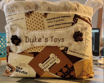 Dog Toy Storage basket