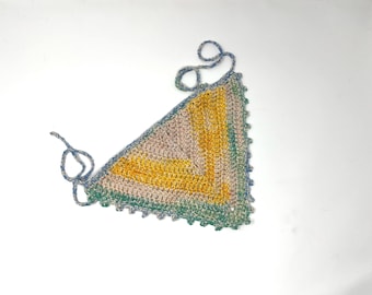 Hair bandana | Crochet bandana | summer bandana | bandana for hair | cottage aesthetic | brat summer | girly bandana