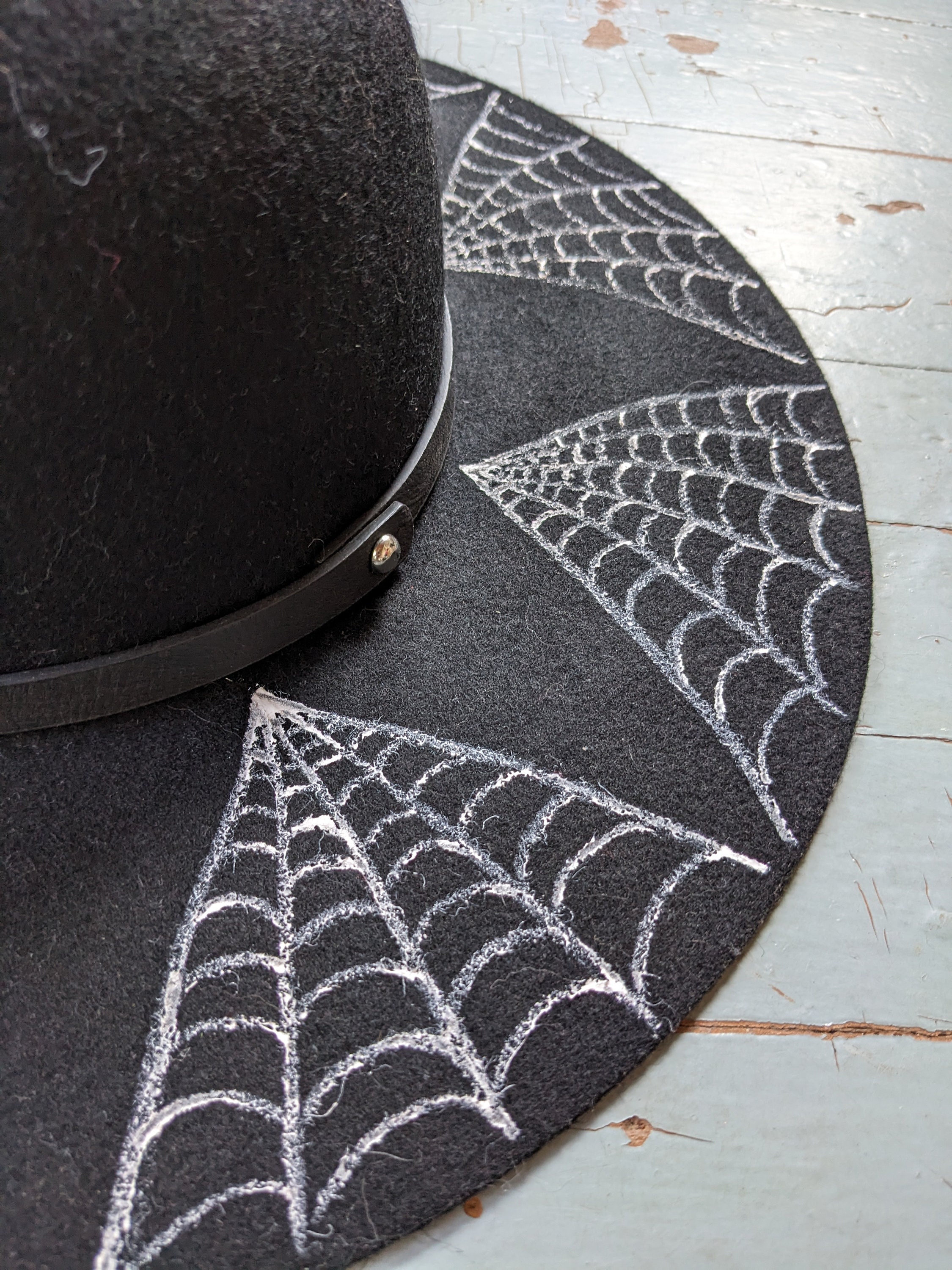 Black Spooky Spiderweb Hat Spider Web New Era Halloween Hats New Era – Halloween Spider  main image 2