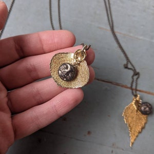 Handmade Polymer Clay Full Dark Moon Face and Skeleton Leaf Pendant - Etsy