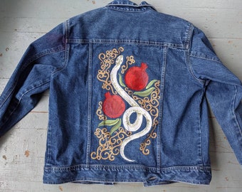 Snake Jean Jacket - Etsy