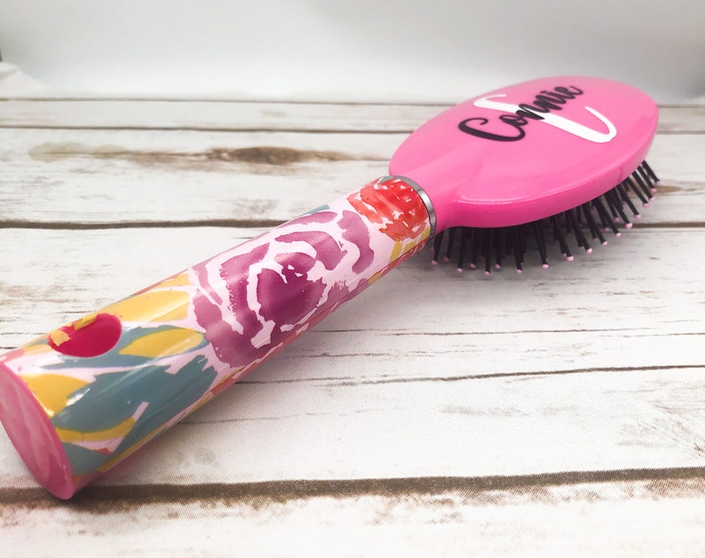 Personalized Hair Brush Valentine Gift for Her Valentine for Etsy