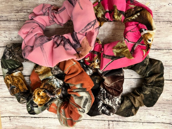 Camo scrunchie discount