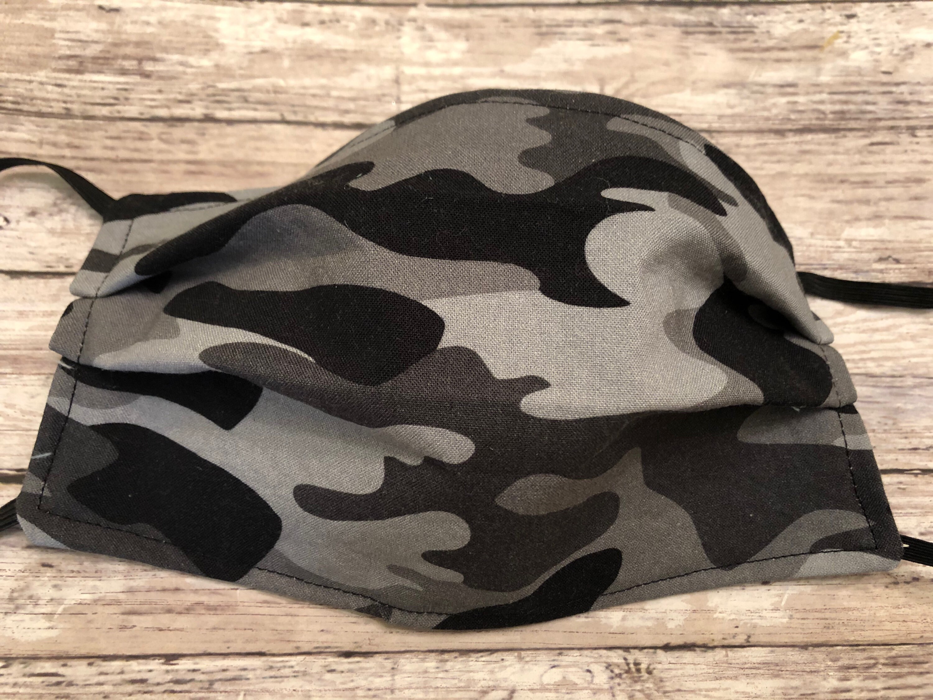 Gray and Black Camo Face Mask Urban Camouflage Face Mask Etsy