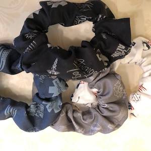 First Responder Scrunchie Stronger Together Hair Scrunchie, EMT Scrunchie, police Scrunchies, Emergency Scrunchies, Medical