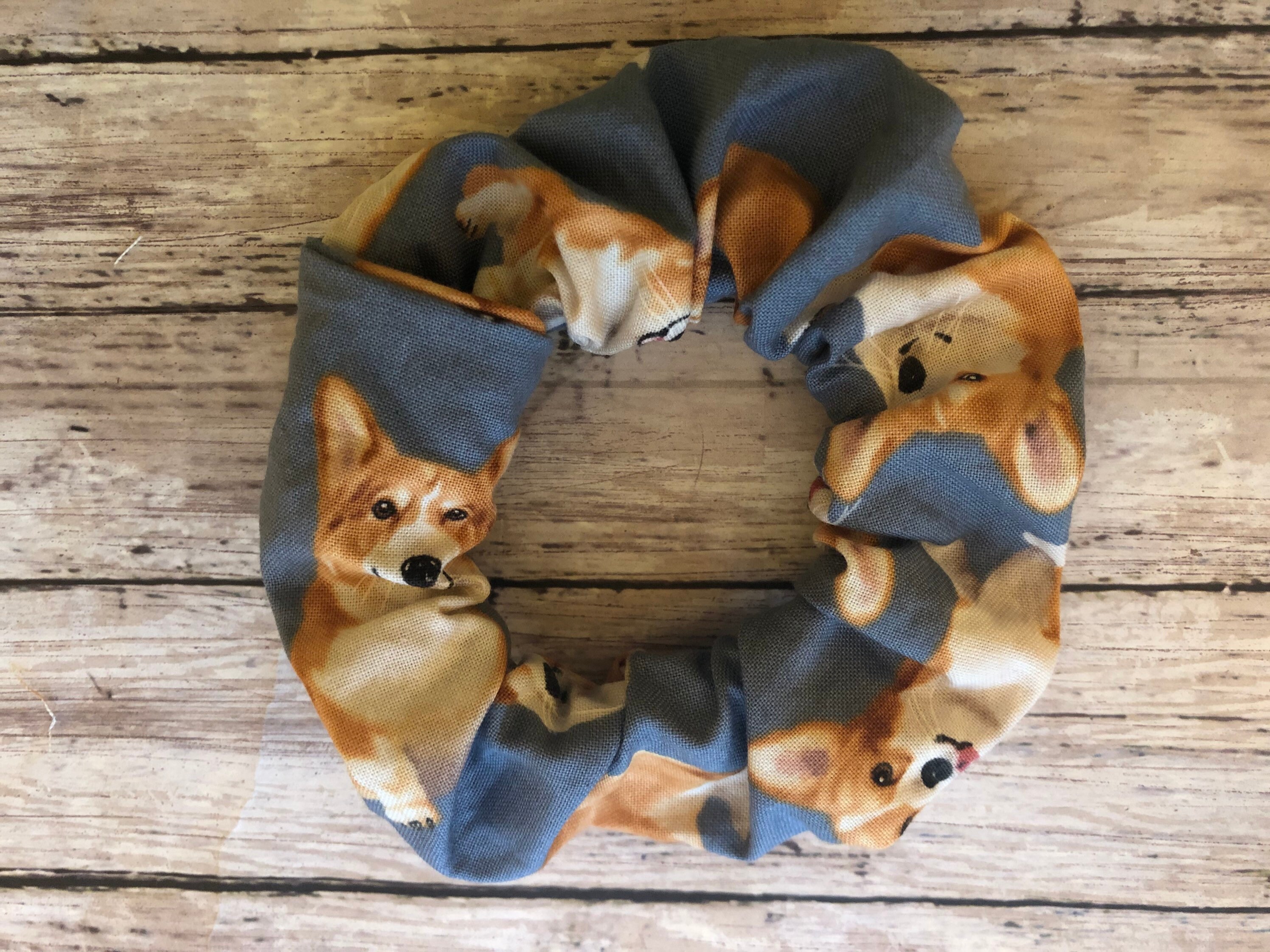 Dog Scrunchies Fabric Hair Scrunchies Collie Dachshind - Etsy