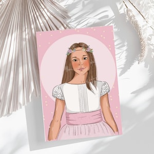Custom Family Portrait from Photo, Personalized Illustration, Digital Portrait Print, Best Friend Gift, Portrait Painting