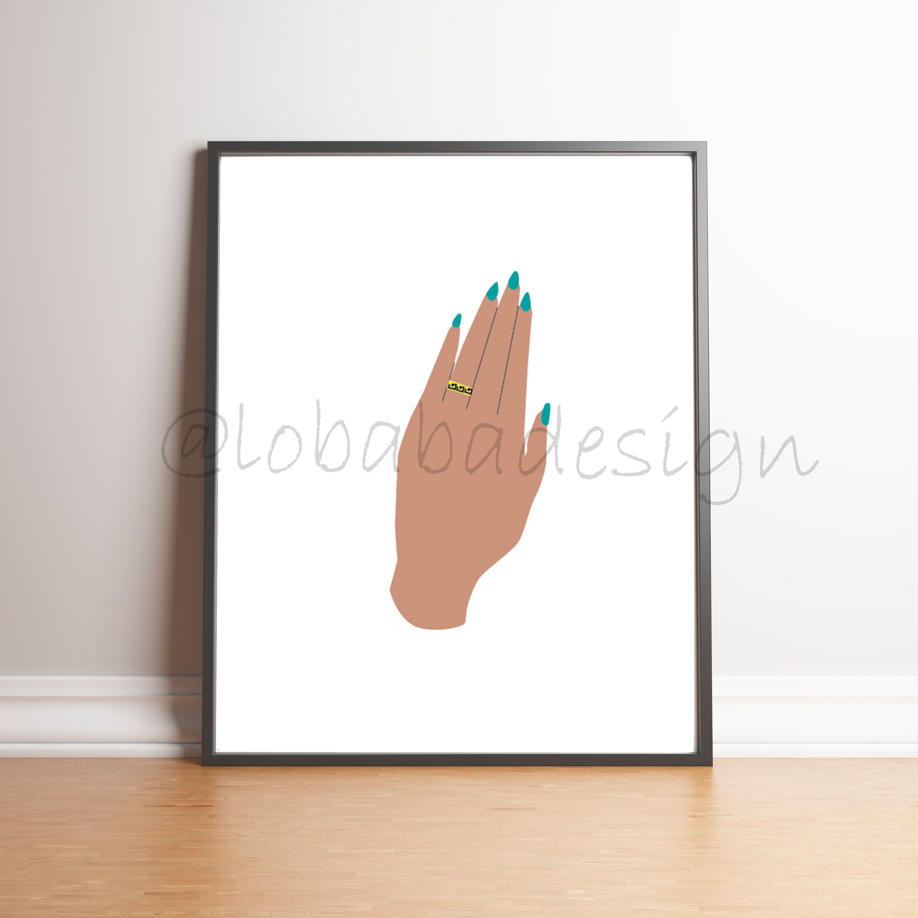 Hand Print Hand decor Hands Wall Art Hand Livingroom Etsy